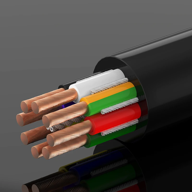 CE certificates LiHH 16X0.5mm2 LSZH multi cores tinned copper wire  drag chain Control cable