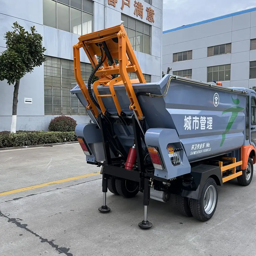 LB-4GT1600A Electric Roll Off Hook Lift Garbage Dump Trucks Garbage Bin Lifter Truck