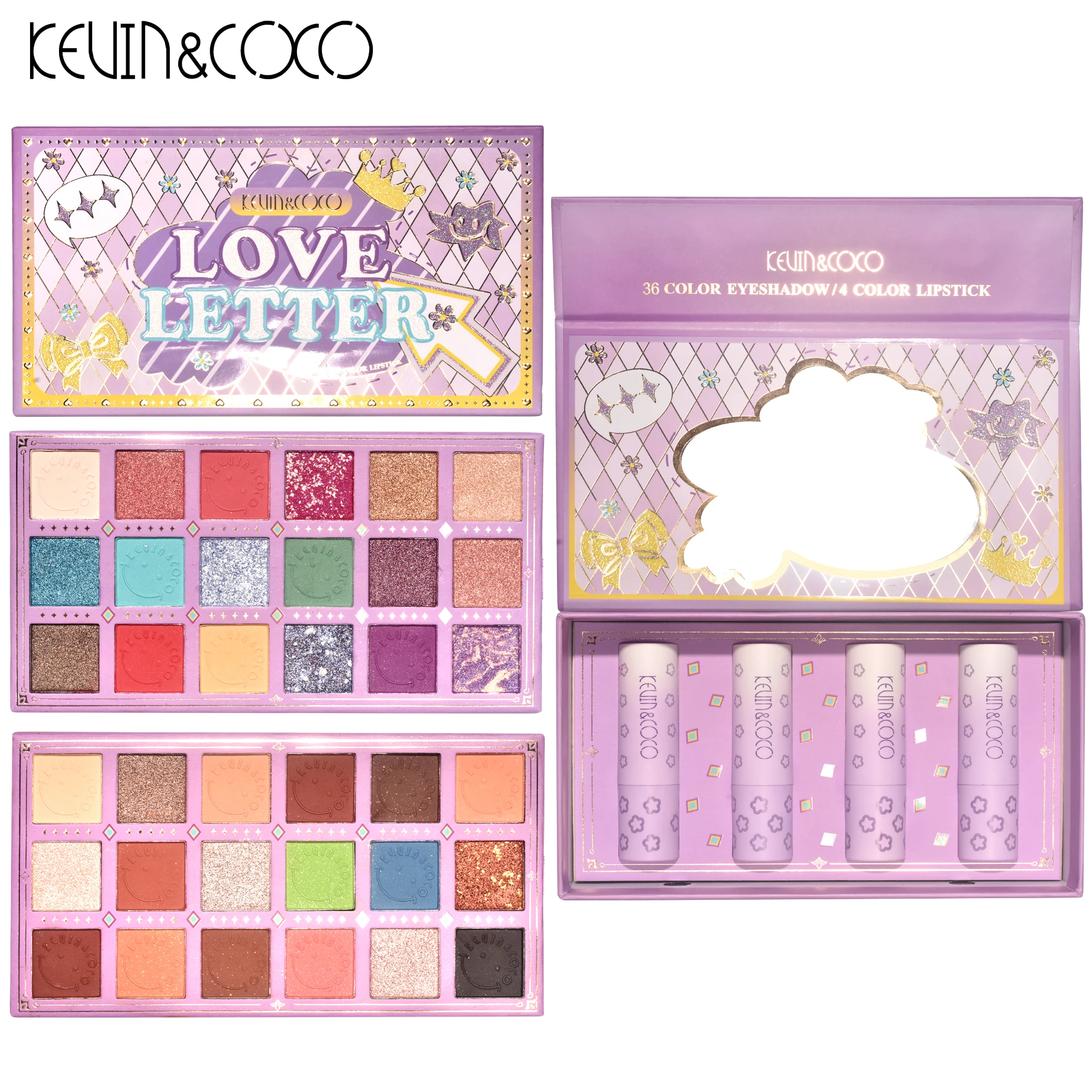 Factory Custom Wholesale Kevin CoCo 93 Color Eyeshadow Palette Makeup Matte Cosmetics Eyeshadow