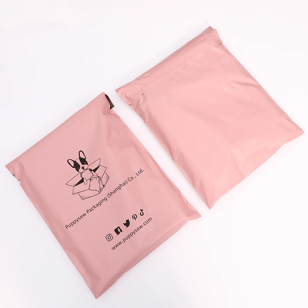 14x20inches Pink Poly Mailer Ready To Ship or Custom Logo Self Seal Plastic Shipping Bag Postage bag