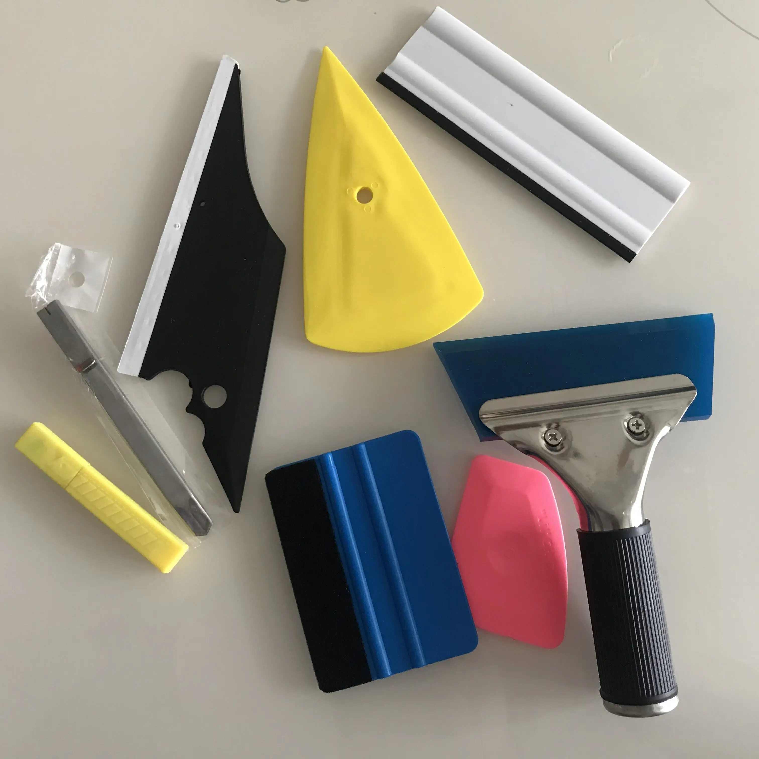 Vinyl Weeding Tools Vehicle Vinyl Install Scraper Squeegee Set Auto Window Tint Car Vinyl Wrap Kit Car Wrapping Tools