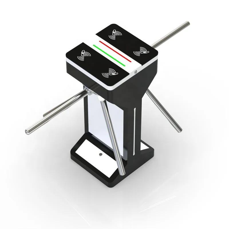 Double Arm Vertical Tripod Turnstile Gate for Gym Turnstile Access Control of Pedestrian Passage