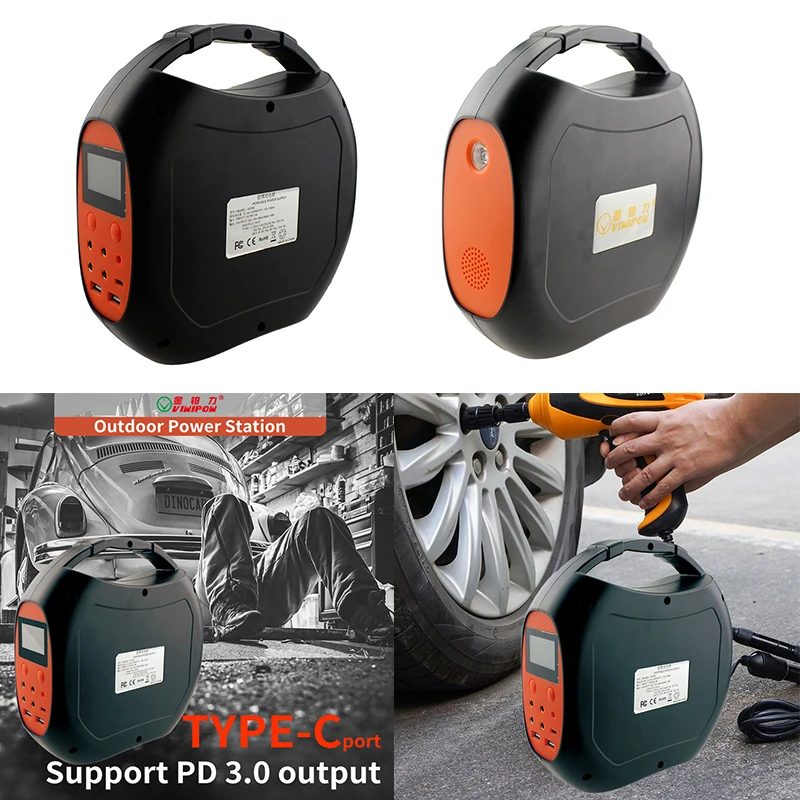 Outdoor ups portable power generator 216Wh 12V 18Ah lithium battery with AC output power station