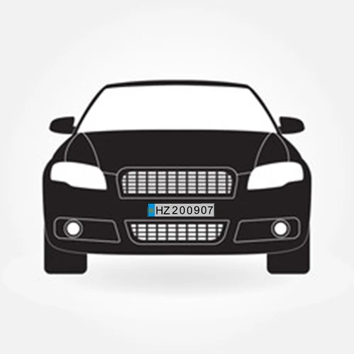 Mounting Adhesive Hook and Loop Pad Car License Plates Number Plate Stickers Car Pate Holder