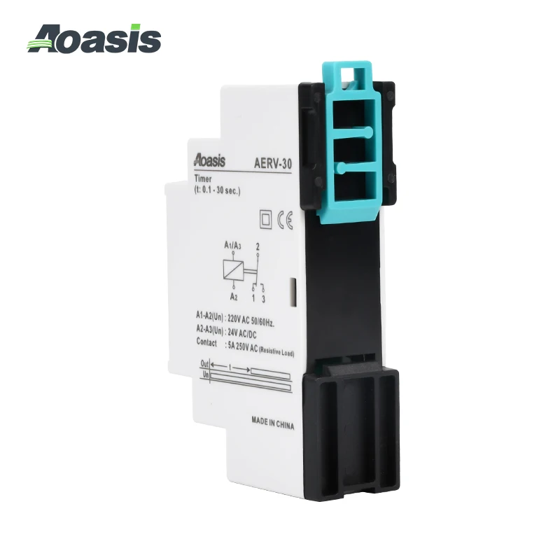  AOASIS AERV-30 220 В Магнитное реле таймера электронное регулируемое времени задержки