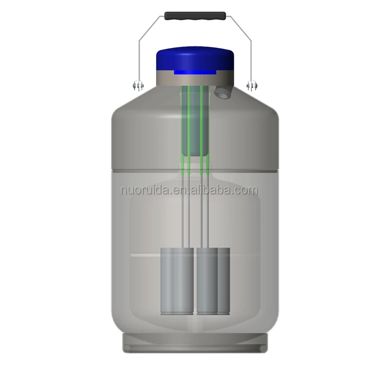 YDS-30 liquid nitrogen tank with canisters for cryogenic storage biological materials