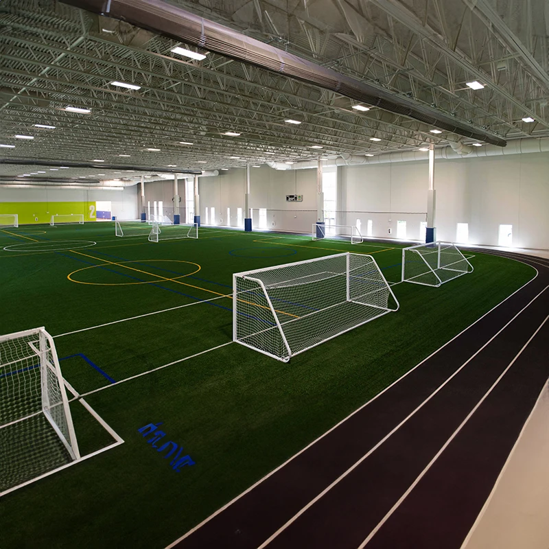 40mm Professional No Infill Soccer Turf  With Silica Sand Infills Baseball Field Synthetic Artificial Grass