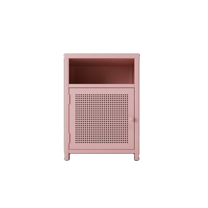 High Quality Furniture Industrial Commercial Modern Customized Sideboard Mesh Door Metal Display Storage Sideboard Cabinet