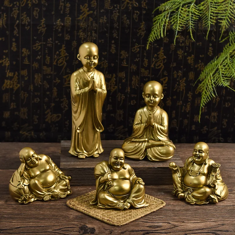 High Quality Laughing Buddha Statue Thailand Buddha Statue Resin Buddha Statue Small Sculpture