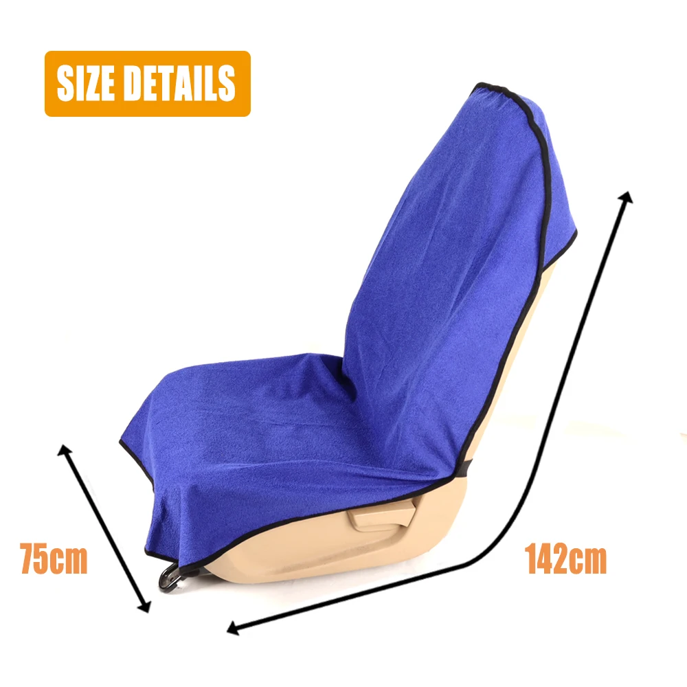 Нескользящее 100% водонепроницаемое сверхдлинное водонепроницаемое автомобильное полотенце, чехол для сиденья, протектор сиденья для занятий спортом для грузовиков, внедорожников