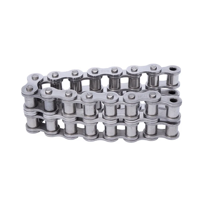 Stainless Steel Hollow Pin Double Wide Drive Transmission  Roller Chain C2082