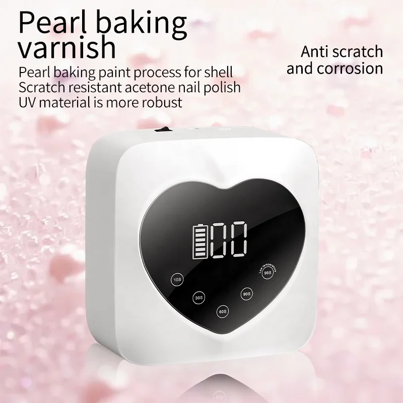 2024 New Arrival Professional Hot Sale X20 Wireless Nail Lamp 72W High Power Cordless Rechargeable UV LED Gel Nail Dryer