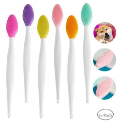 Pets Soft Bristle Silicone Toothbrush for Small to Large Dogs Dental Care Double Sided