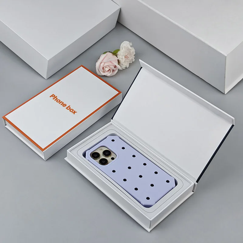 Mobile Phone Accessories Magnetic Boxes Custom for Phone Case with High-Quality Gift Packaging Boxes
