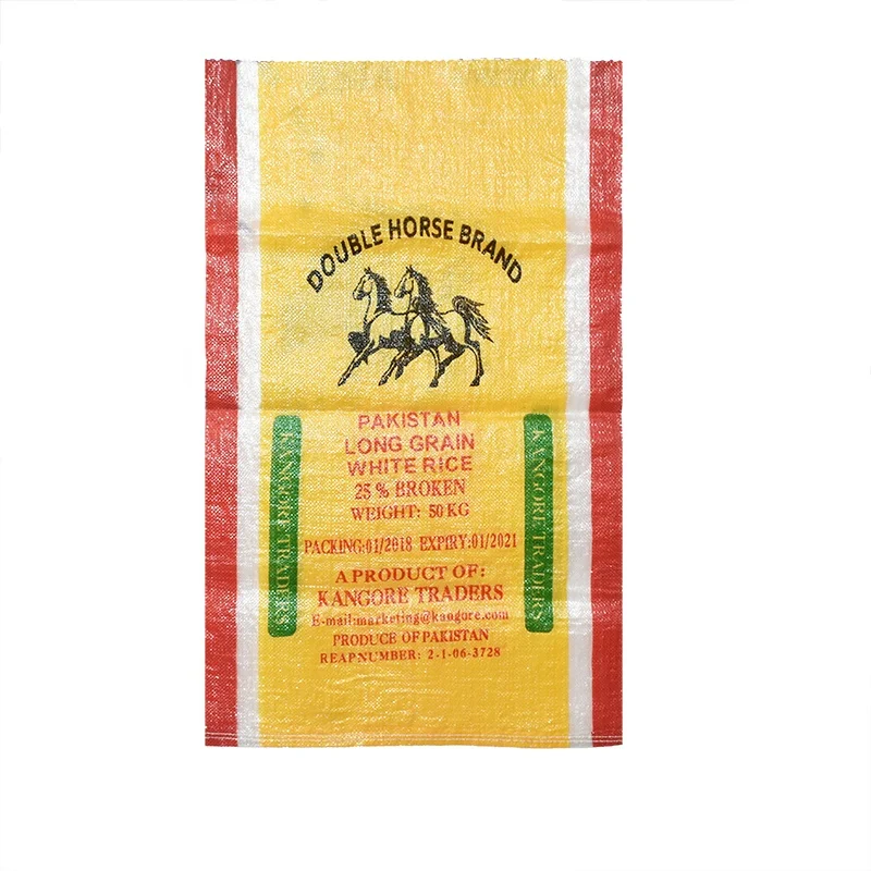 china bag factory barley bag 50kg rice grain wheat flour polywoven sacks