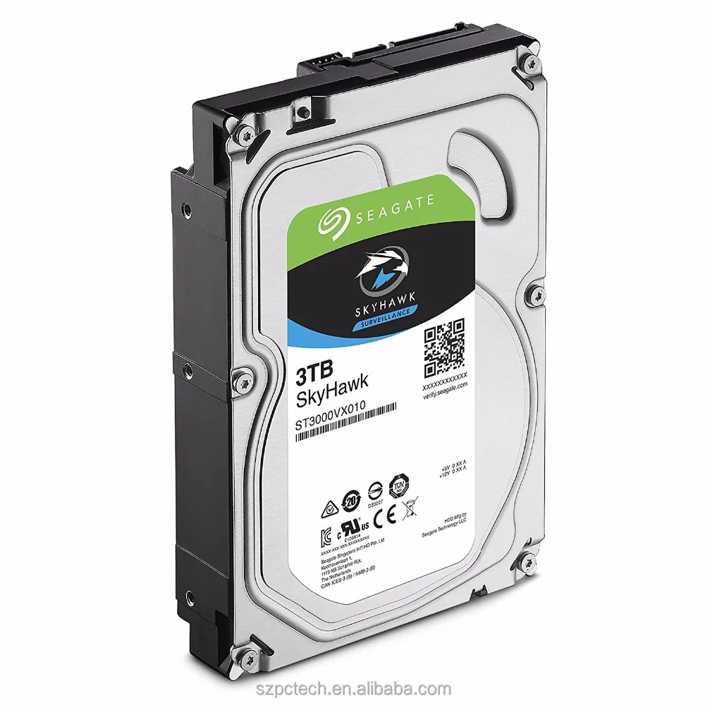 Внутренний жесткий диск Seagate SV35 3 ТБ 7200 об/мин SATA 6 Гб/с 64 Мб кэш 5 дюйма для видеонаблюдения (ST3000VX010)