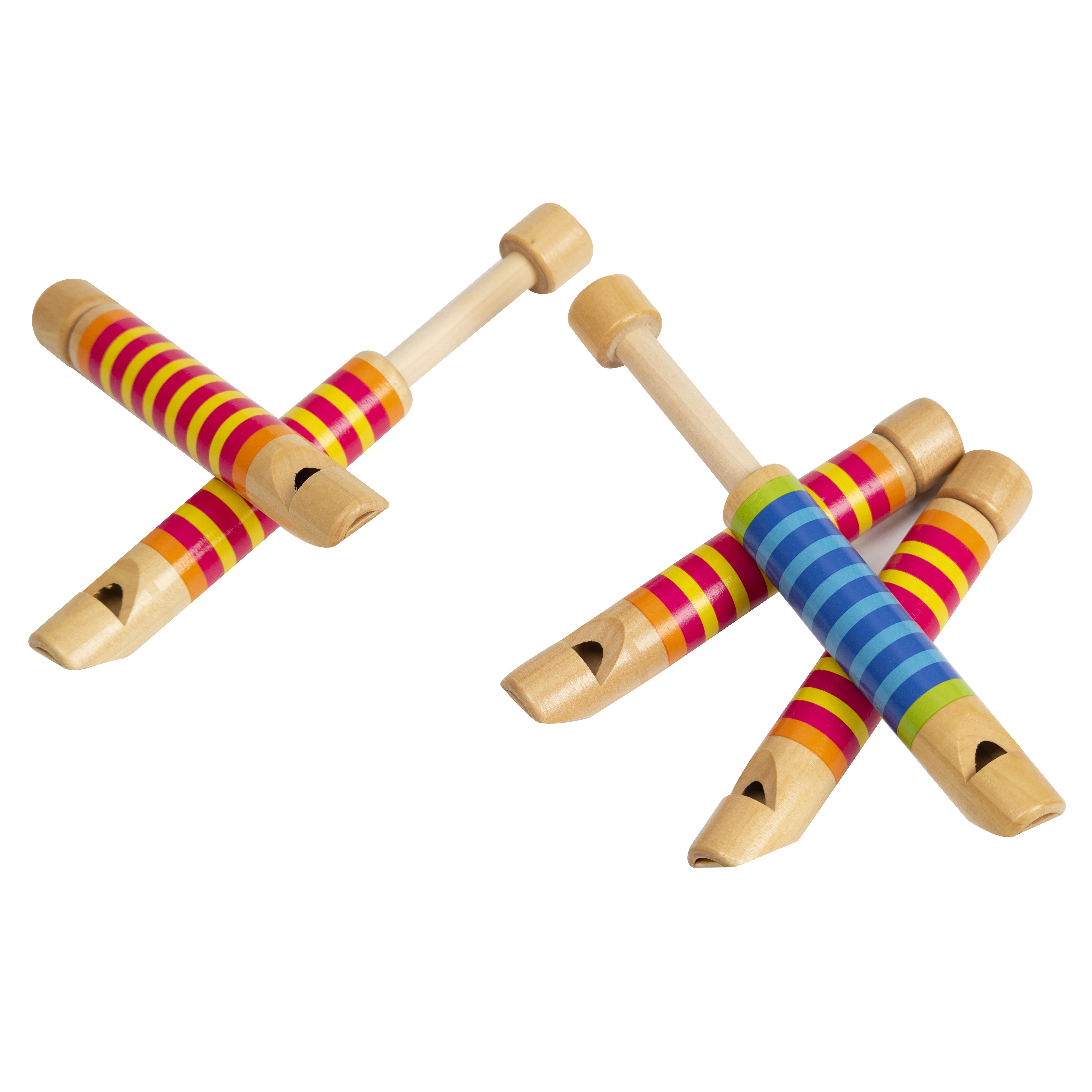 WOOD Cartoon Wooden Whistle Musical Instrument Toy Keychain Gift Whistle Toys