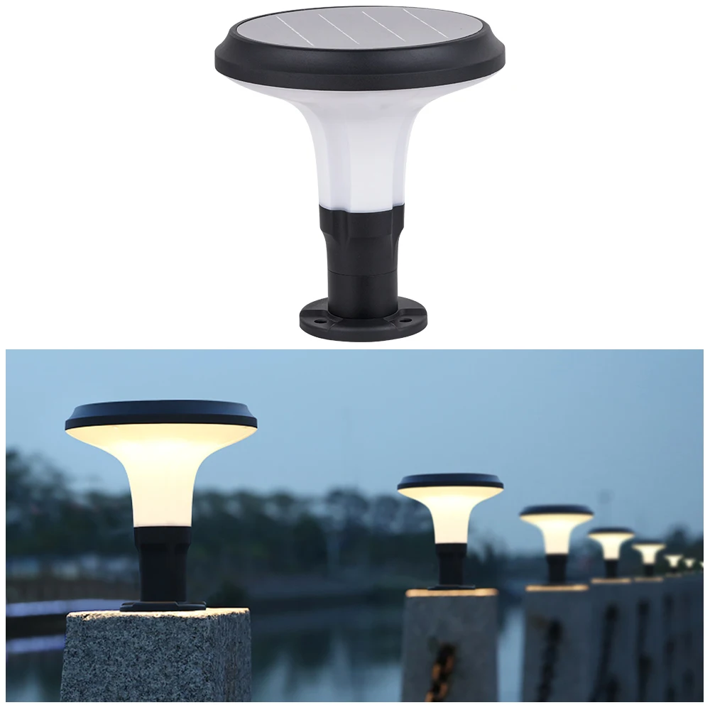 
Landscape Solar Gate Garden Lamp Led Outdoor Bollard Lighting Fence Post Cap Solar Post Pillar Light 