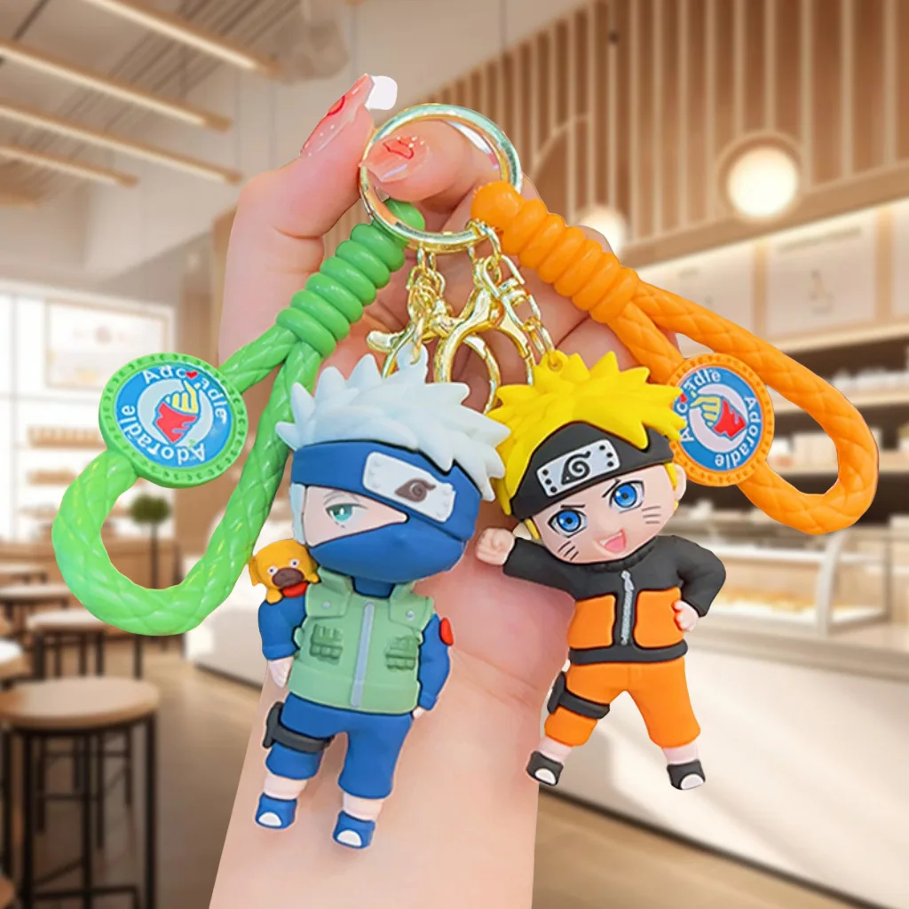 Wholesale  hot Selling Cartoon Anime Kakashi Keychain  PVC doll Keychain