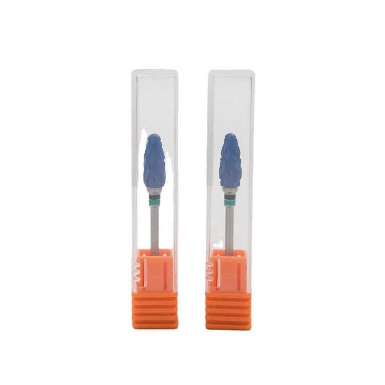  Custom Label 3/32 Manicure Pedicure Nail Polish Tool Burr Tungsten Grinding Ceramic Drill Bit