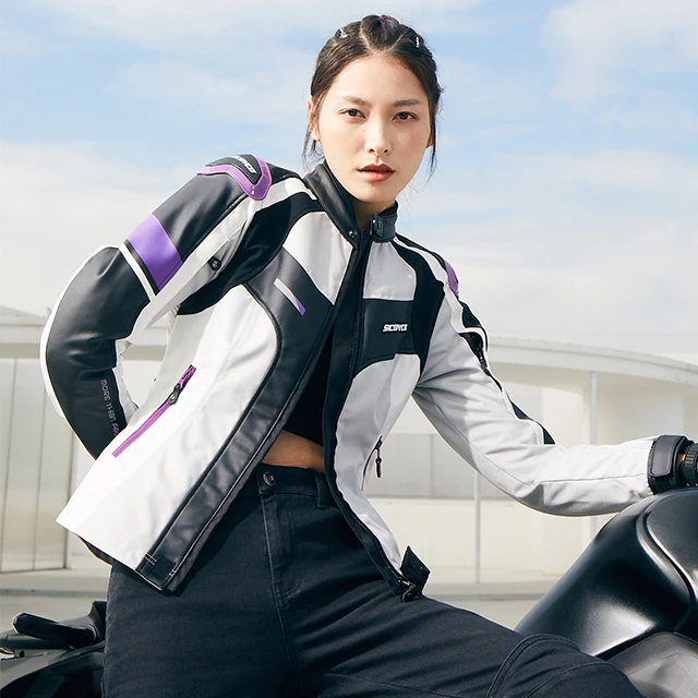 Wholesale Autumn Spring Short Vintage Racing Softshell Jackets Women Riding Moto Motorcycle Leather Jacket For Women