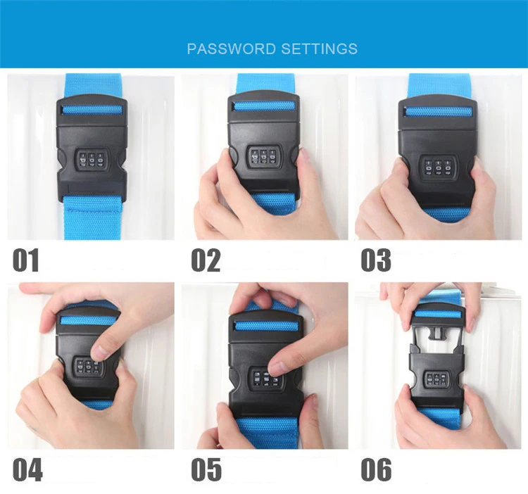 Reakway Wholesale Amazon Hot Sale Various Styles Travel Luggage Suitcase Cross Belt Strap