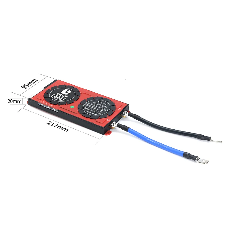 Original Daly 13s 14s 15s 16s 48v Lithium Battery Bms Board 100a 200a 250a 16s Smart Bms 100amp 48v 16s Smart Bms Lifepo4