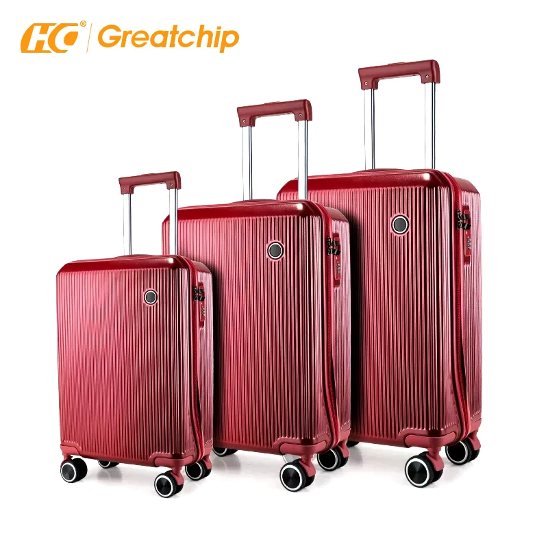 Best quality abs trolly bags hand hard carry on travel tag custom suitcases sets luggage case