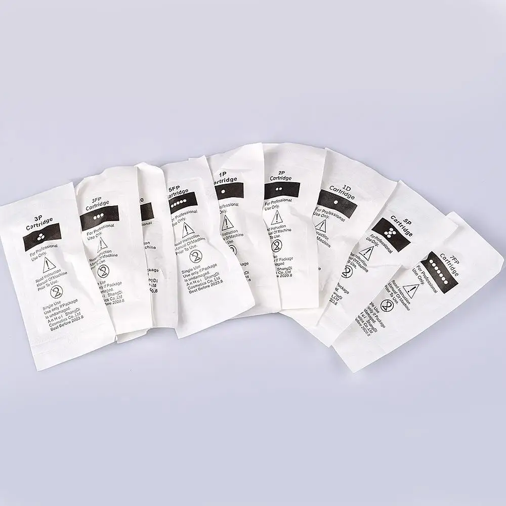 Permanent Makeup Needle Cartridge Eyebrow Eyliner Tattoo Machine 1P 3P 5P 5F 7F For Ombre Powder Eyebrow Shading Microblading