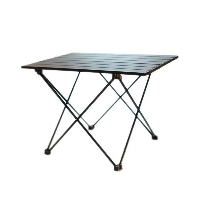 Outdoor portable folding ultralight aluminum alloy table Picnic camping aluminum plate barbecue table