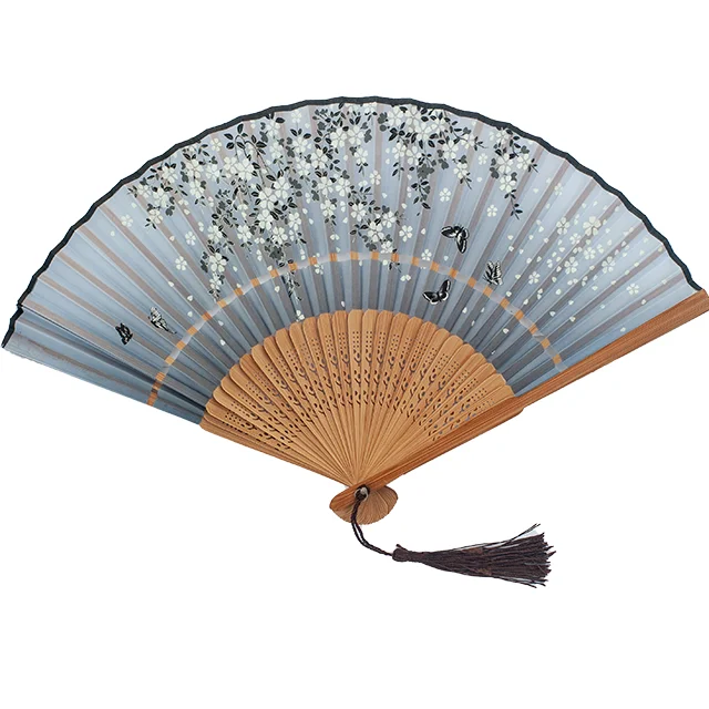  Feather hand fans fan bamboo mini