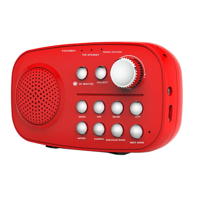 The new WIFI Internet radio supports TF card BT wireless listening full-band speakers  portable speakers wifi radio