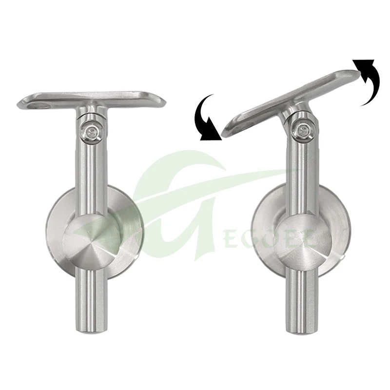 304 Stainless Steel Factory One-Stop Supplier Engineering Project Customized Handrail Accessories Casting Glass Railing Bracket