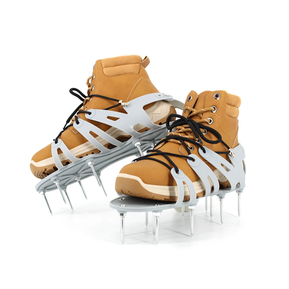 Best-selling Spikes Shoes Custom Logo Zapatos para aireadores de césped High Quality Loose Soil Lawn Aerator Shoes