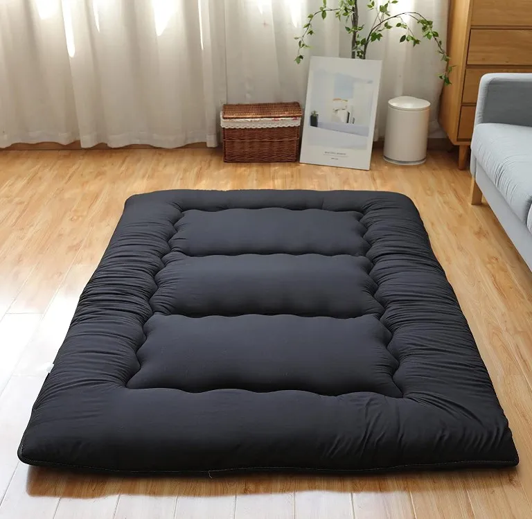 Японский напольный матрас Futon, утолщенный матрас-татами, коврик для сна, складной матрас-рулон