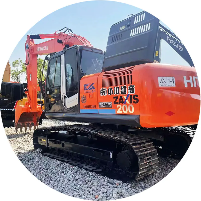 Экскаватор HITACHI ZX200-3 Подержанный по низкой цене 200 240 подержанный экскаватор в продаже оборотной