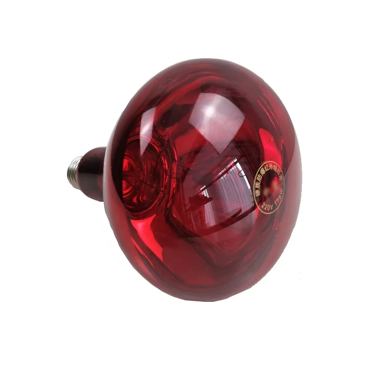 150w 200w 250w Poultry Heat Lamp Bulbs Infrared Heating Light For Sale