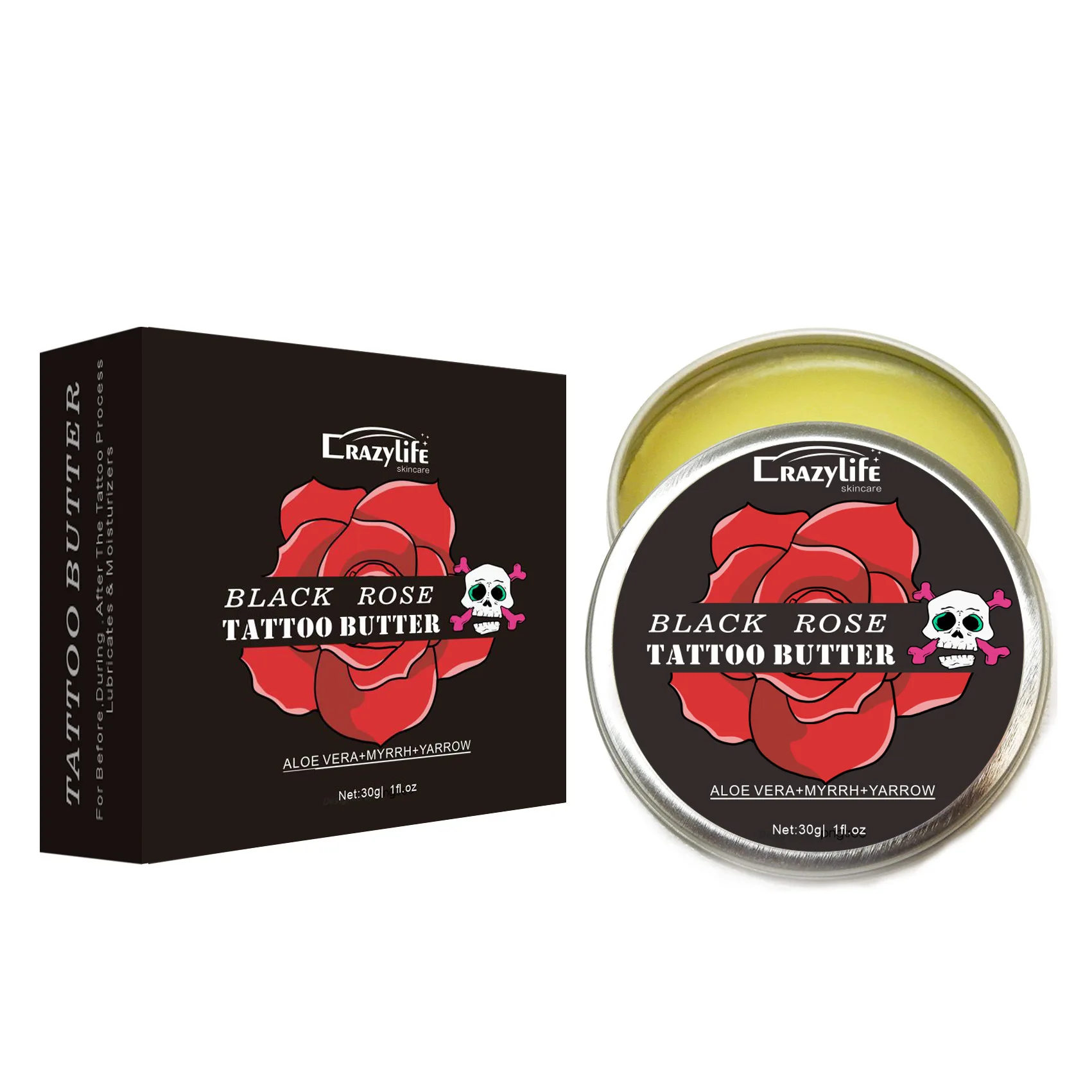 OEM 100% Natural Aftercare Tattoo Balm Moisturize Protect Heal Skin Tattoos Removal Cream Comfortable Tattoo Aftercare Cream
