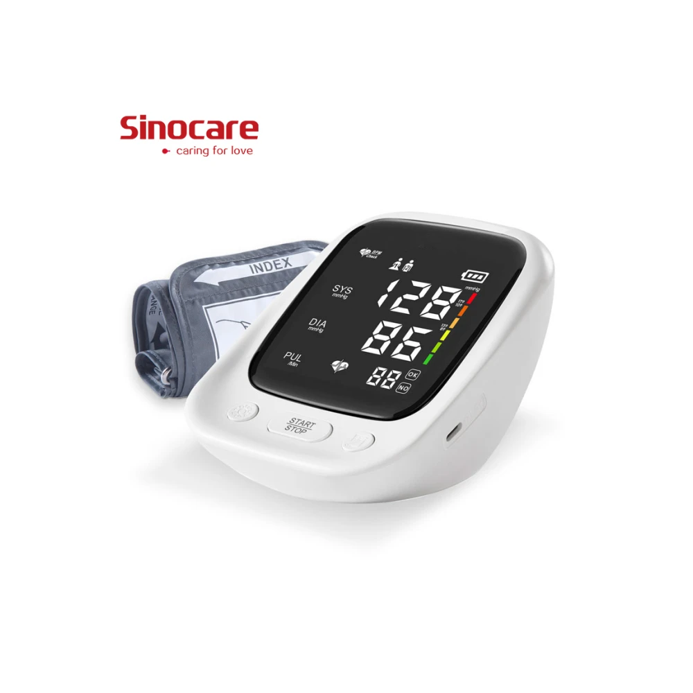 Sinocare Electronic Blood Pressure Meter Sphygmomanometer Pressure Machine Tensiometro Blood Pressure Monitor Esfigmomanometro
