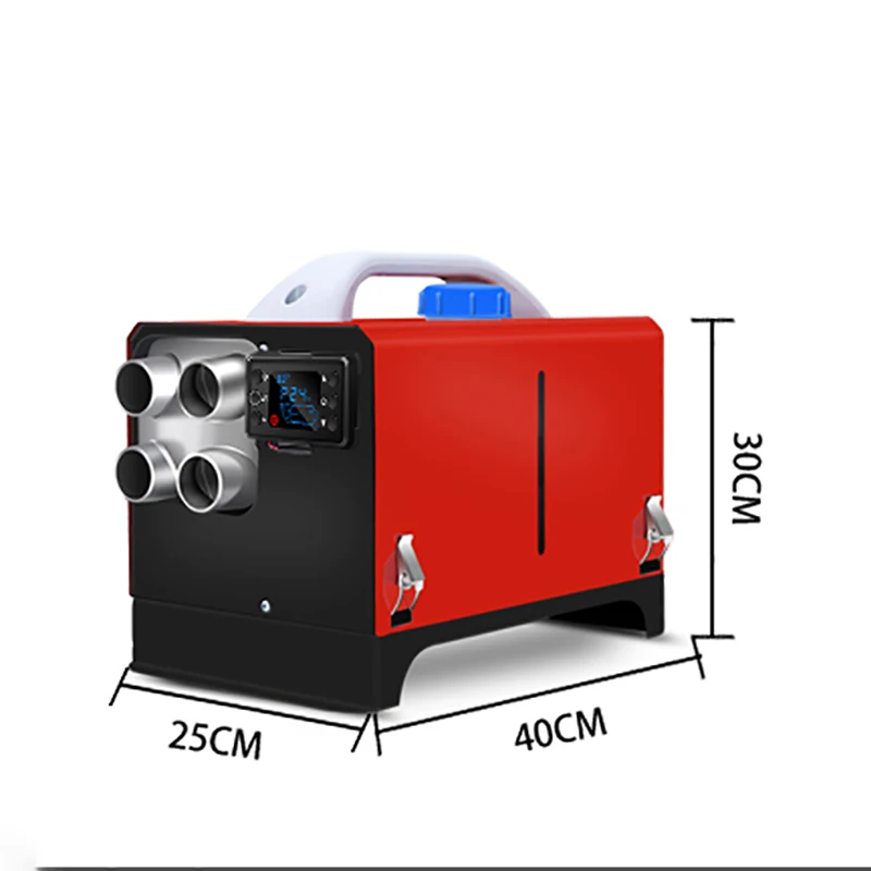 ND01001 12V 24V All-In-One 5Kw 8Kw Rectangular Air Diesel Parking Heater Home Camper Car Truck Tent