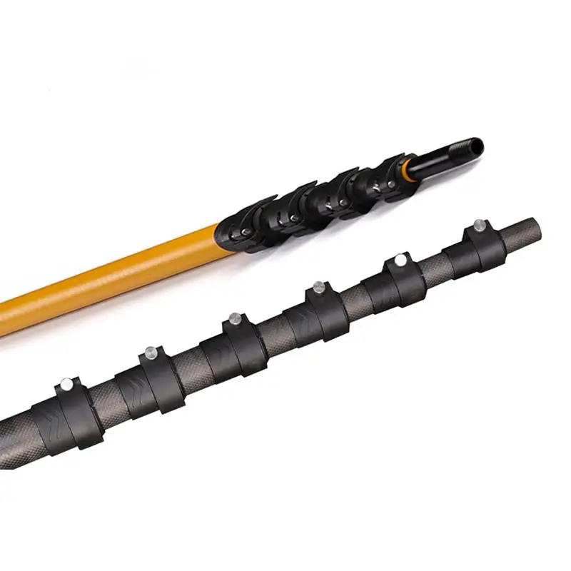 10m flag fiberglass telescopic  extension pole