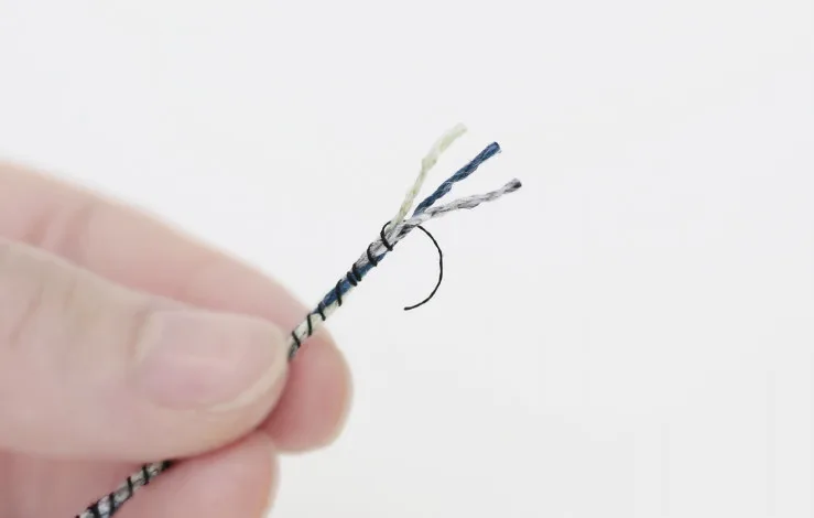 Шелковая пряжа «TSUMUGIITO» 3 слоя