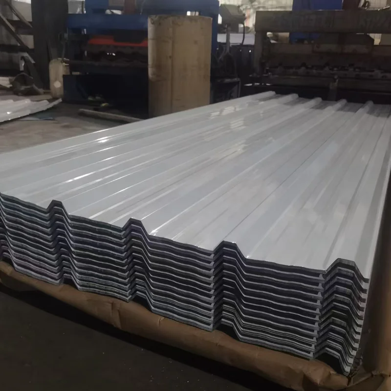 China factory hot sales coated corrugated steel ppgi ppgl roofing sheets