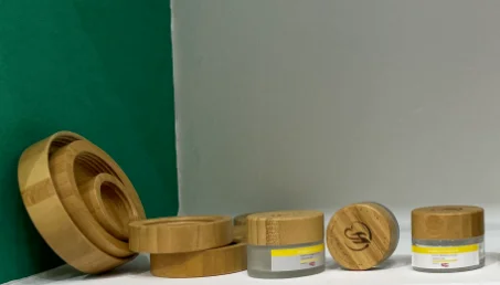 5g 15g 20g 30g 50g 100g 200g manufacturer cosmetic packaging skincare glass cream jar with bamboo lid