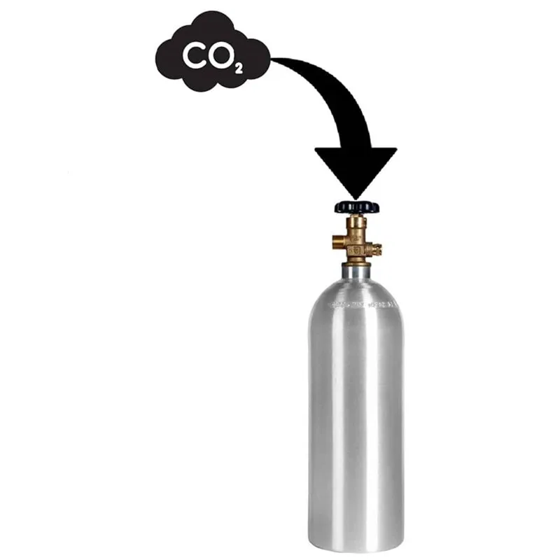 aluminum co2 gas cylinder tanques de co2 de 20 lb co2 tanks