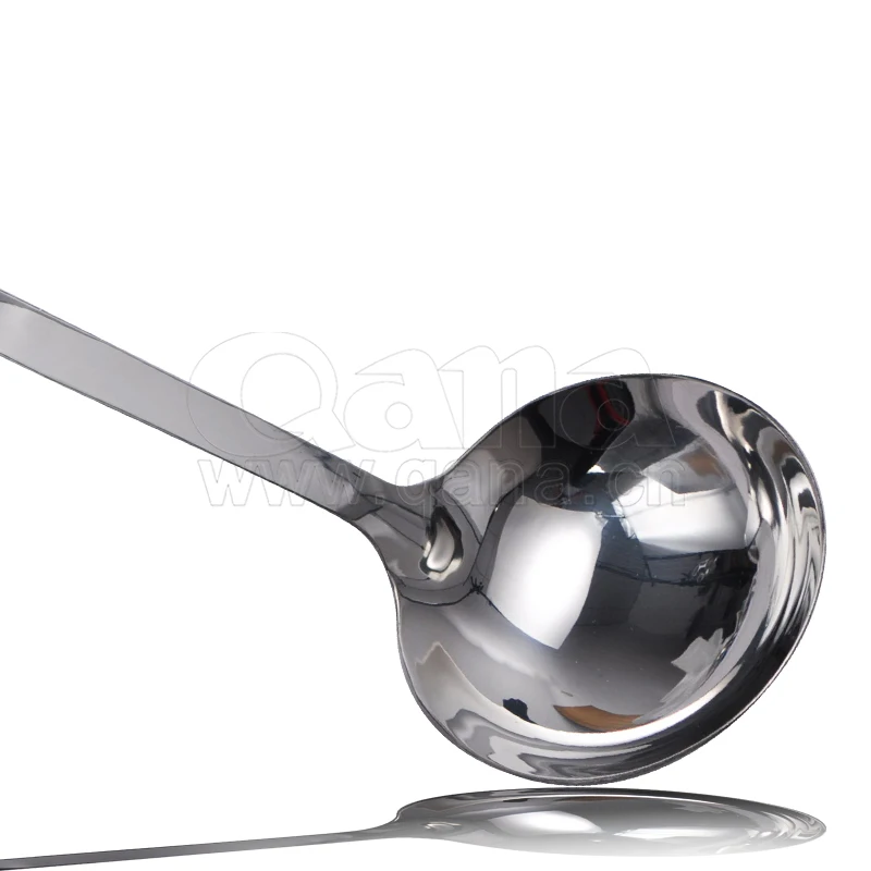 QANA Factory Wholesale OEM Household Cooking stainless steel kitchenware spatula set kitchen utensils slotted turner Ladle set