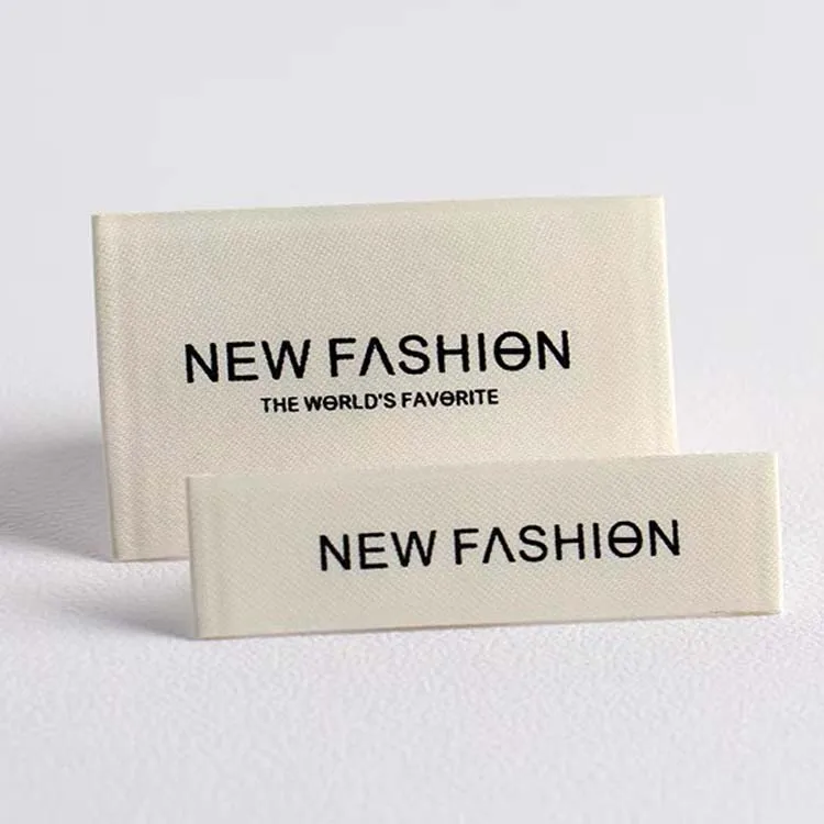 Customized Printing Logo Two size Clothes Label