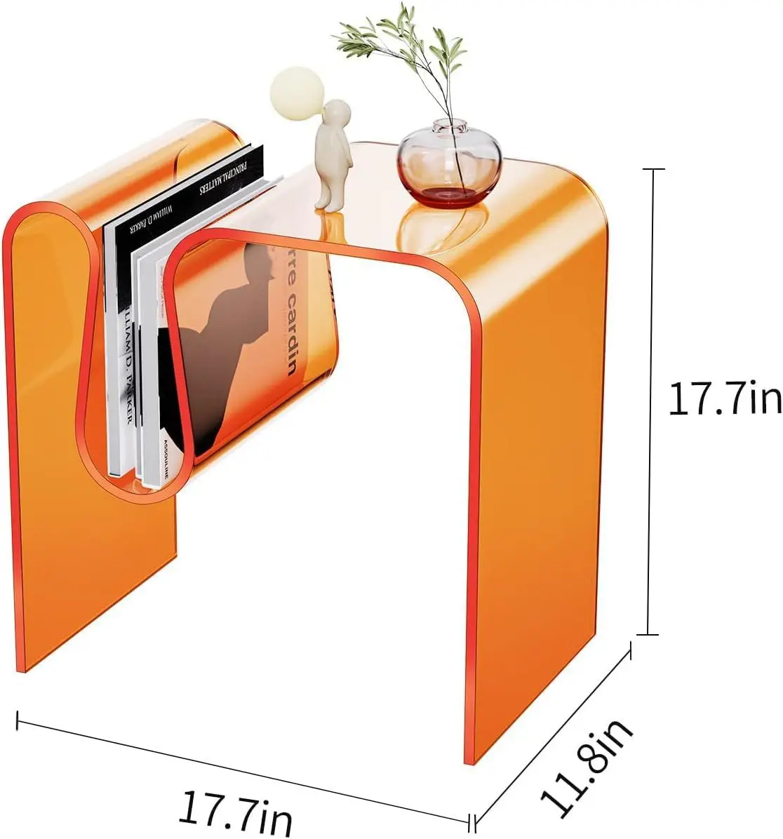 Hot Selling Acrylic Table For Living Room Small Coffee Table Simple Design Coffee Table M Shape