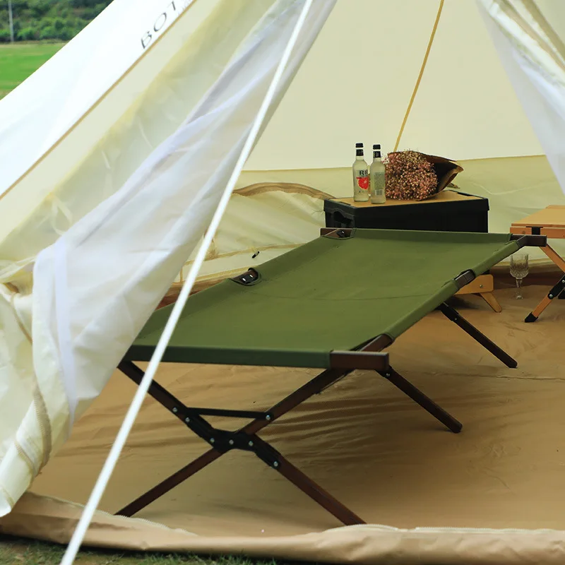 Aluminum Alloy  Folding Camping Bed Portable Camp Foldable Bed