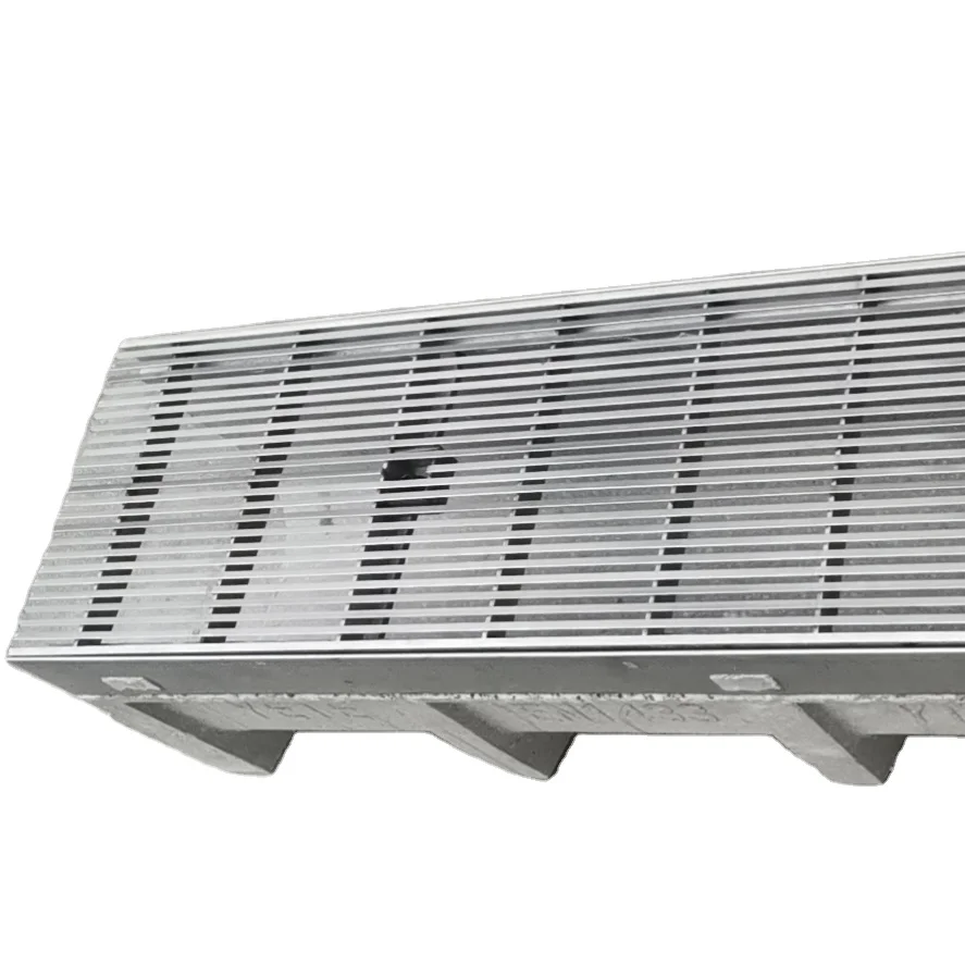 Stainless Steel Bathtub Drain/drainage Channel for Cable Protection/floor Trench Cover Drainage